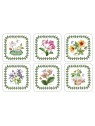 Pimpernel Exotic Botanic Garden Set of 6 Coasters