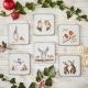 Pimpernel Wrendale Designs Set of 6 Christmas Coasters