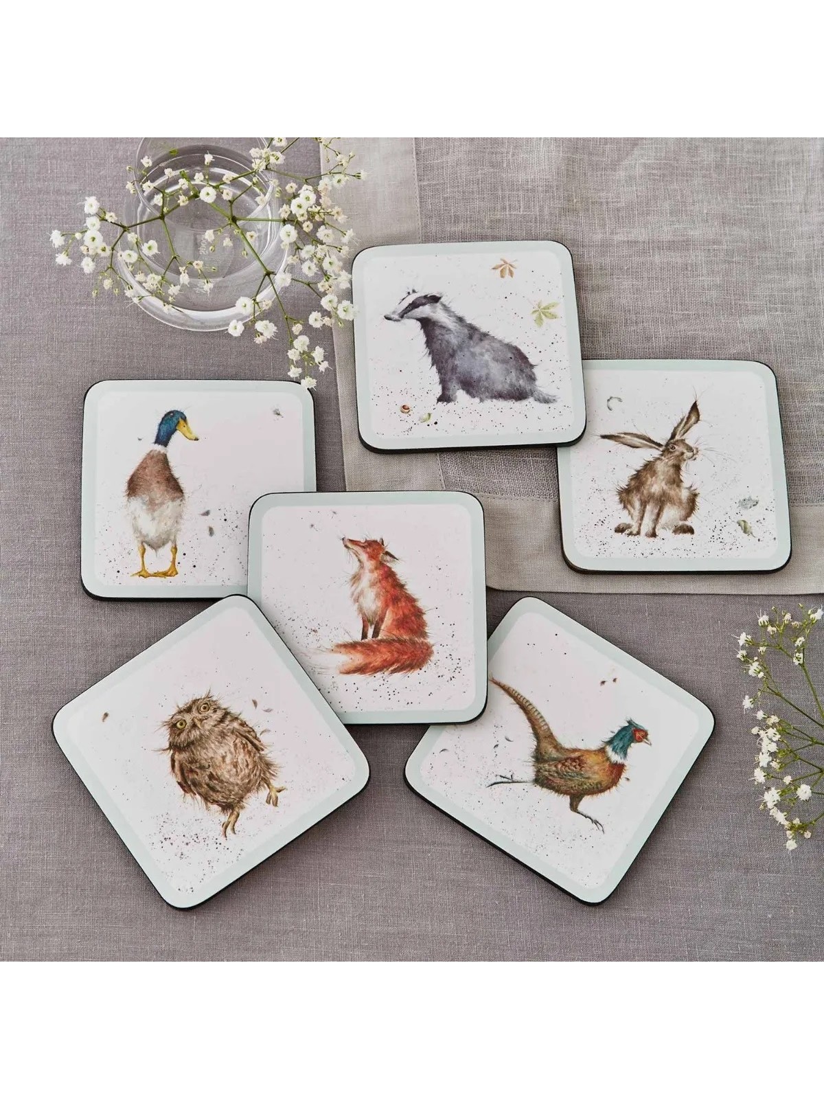 Pimpernel Wrendale Designs Set of 6 Coasters