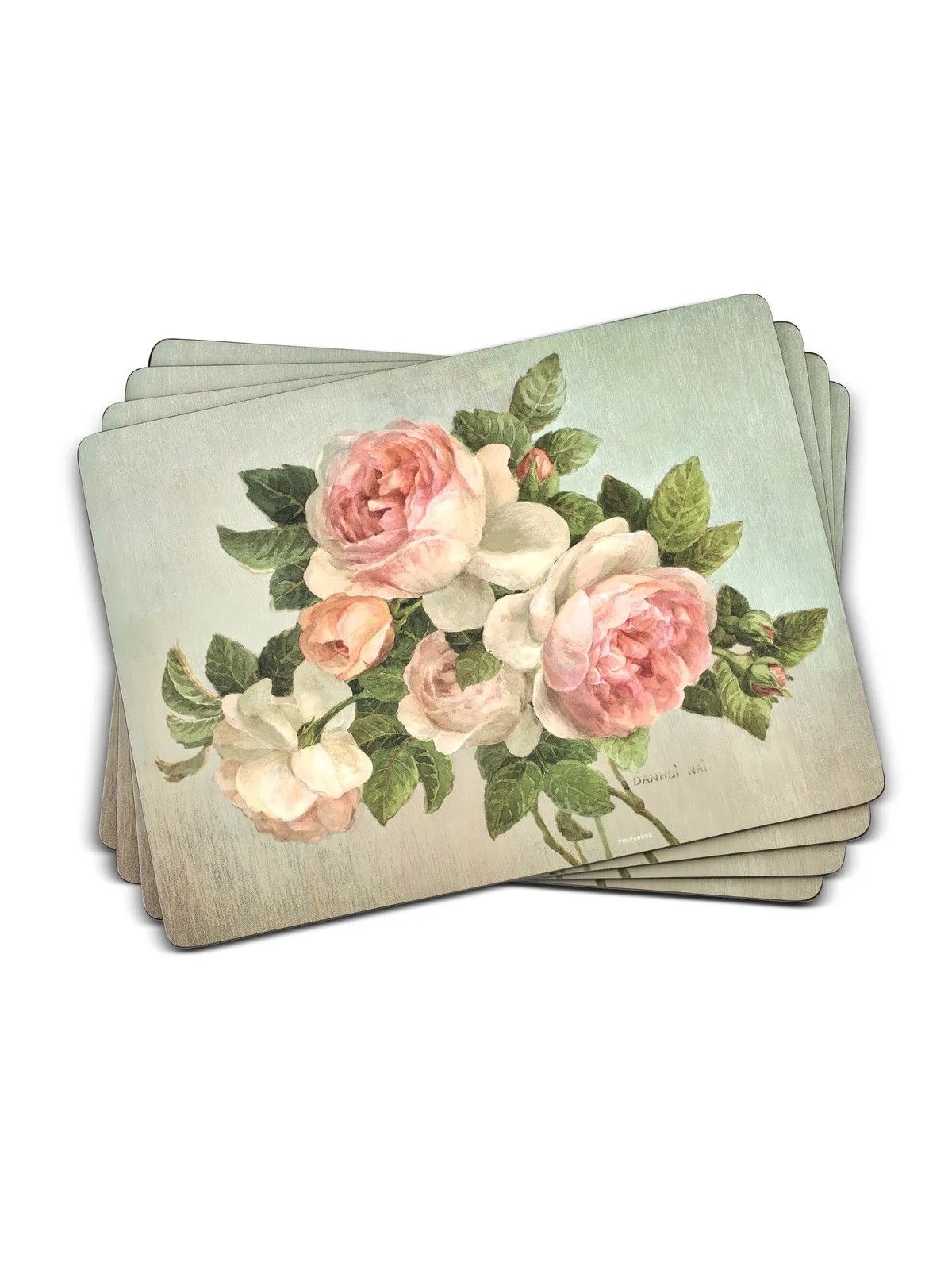 Pimperne lподставка для столовых приборов Antique Roses 4 шт