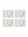 Pimpernel Wrendale Designs Set of 4 Large Placemats
