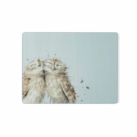 Pimpernel стекляннаядоска для нарезки Wrendale Owl