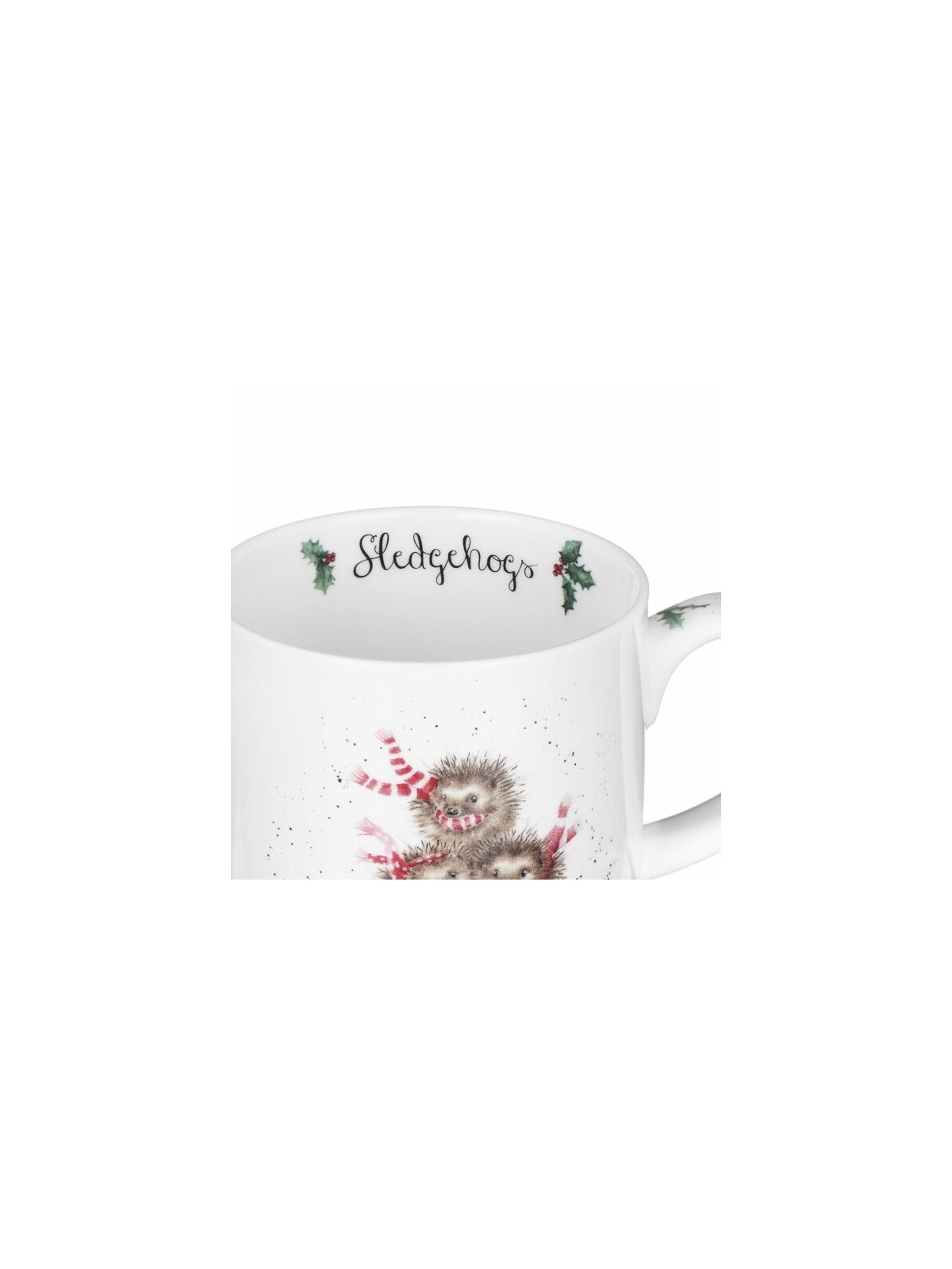 Royal Worcester Wrendale Sledgehogs Hedgehog Fine Bone China Mug 0,31 l