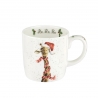 Royal Worcester Wrendale Designs Ho Ho Ho Giraffe Mug 0,31 l