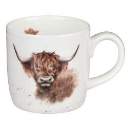 Royal Worcester Puodelis Wrendale  Highland Cow, 0,31 l