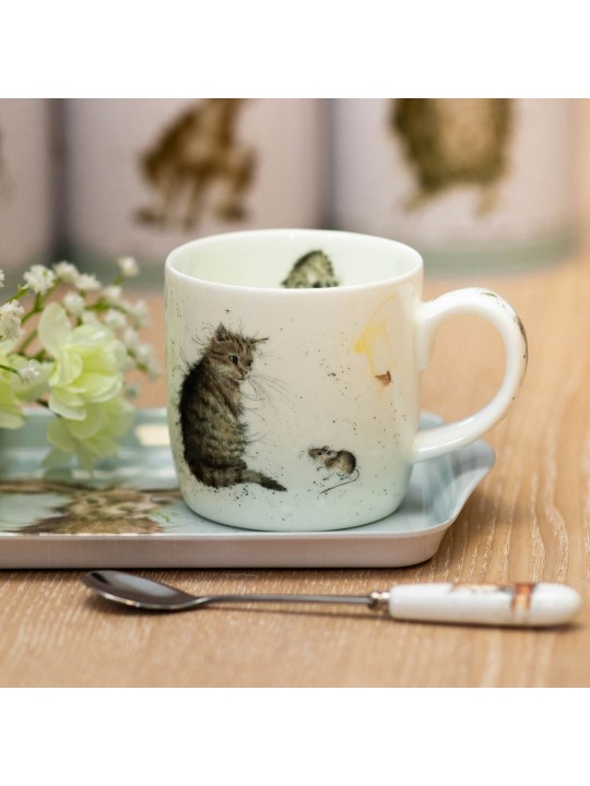 Royal Worcester Wrendale кружка Cat and Mouse, 0,31 л