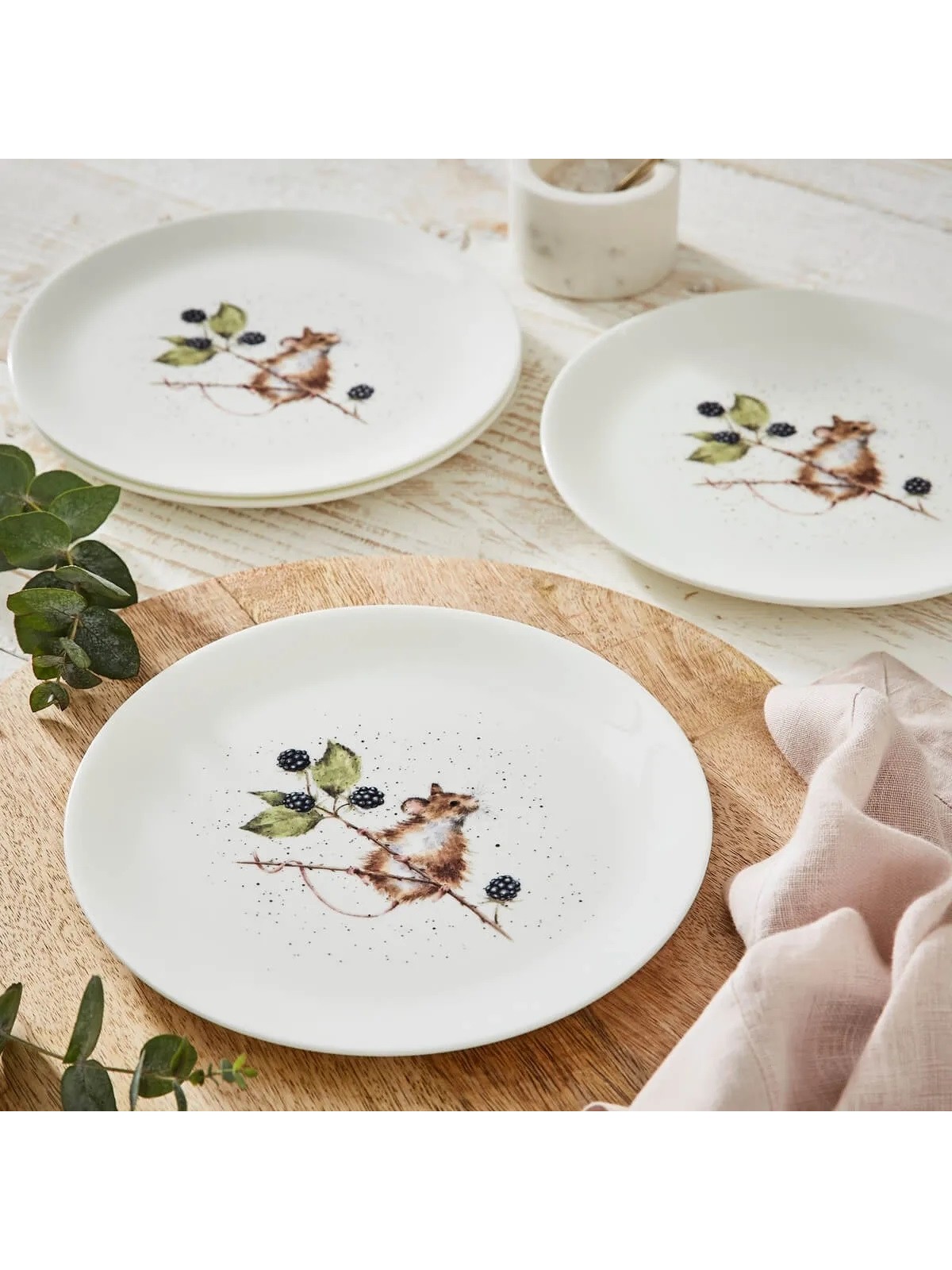 Royal Worcester Wrendale Designs taldrik Mouse