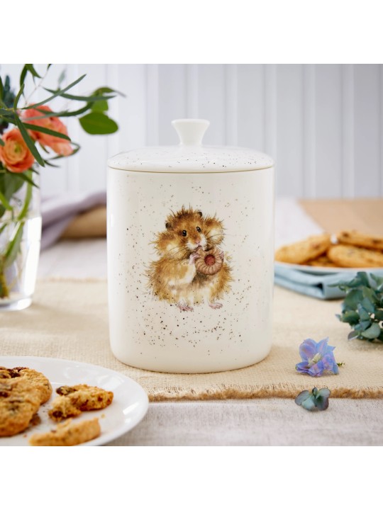 Royal Worcester Wrendale Designs Biscuit Barrel Hamster
