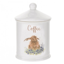Royal Worcester Wrendale Designs Hare Coffee Canister