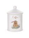 Royal Worcester Wrendale Designs Hare Coffee Canister