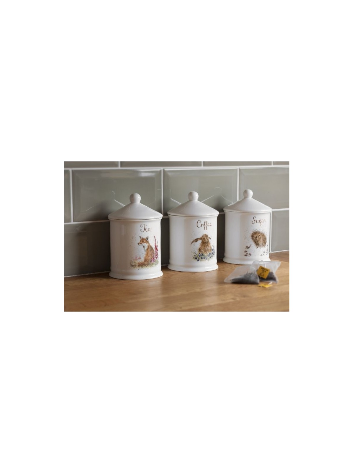 Royal Worcester Wrendale Designs cukura trauks Hedgehog