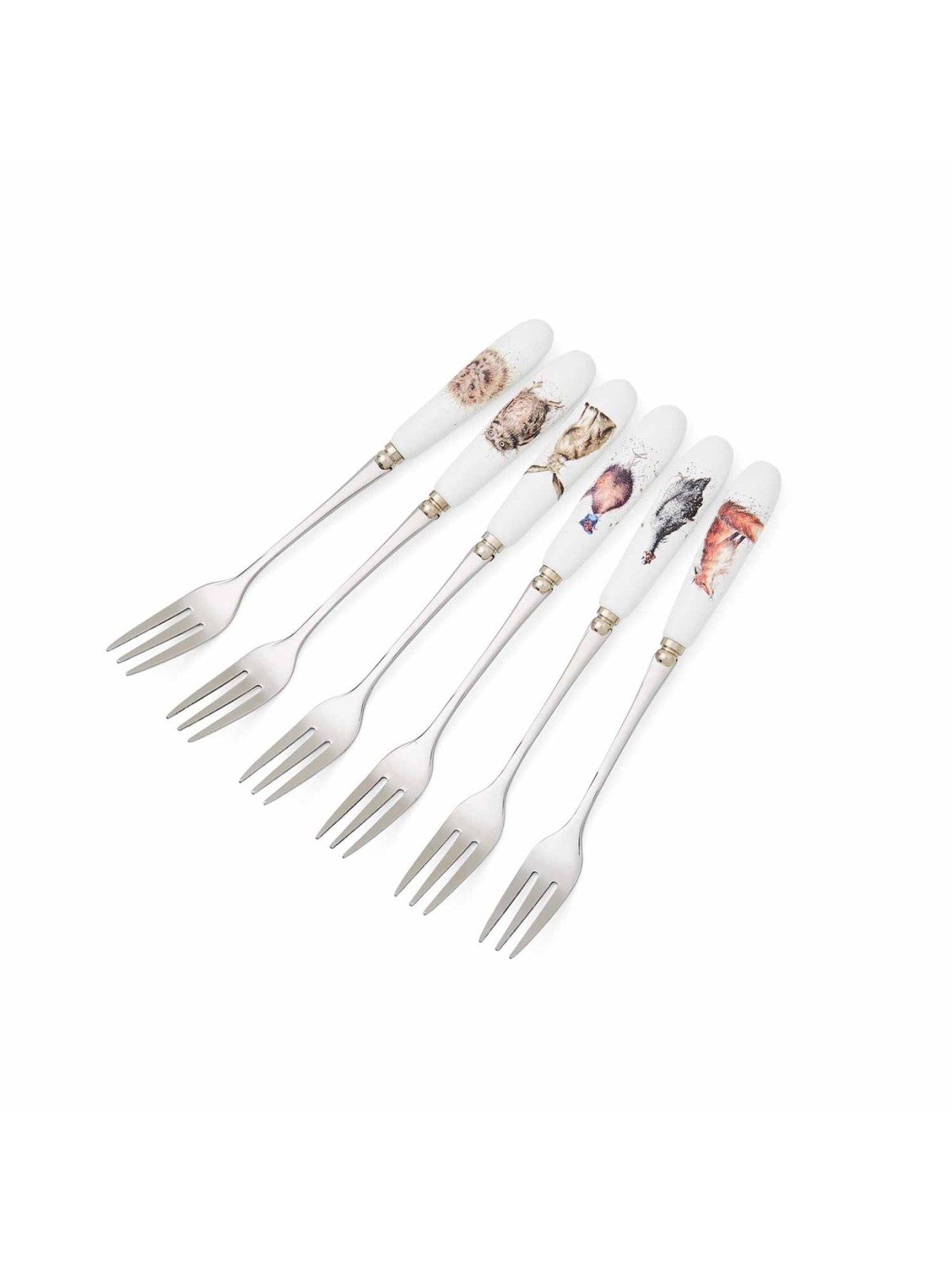 Royal Worcester Wrendale Designs вилки для пирожных 6 шт