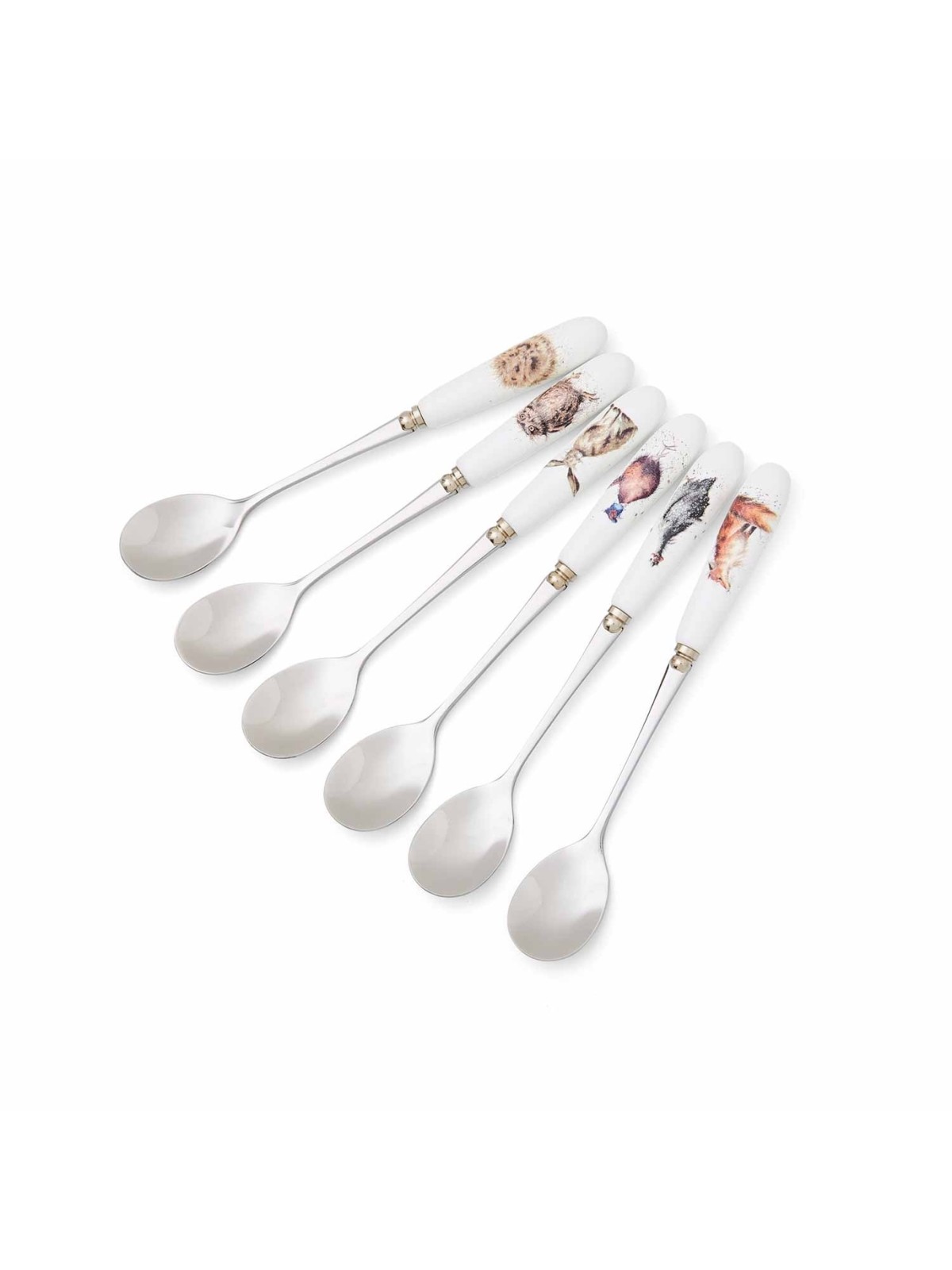 Royal Worcester Wrendale Designs teelusikad 6 tk