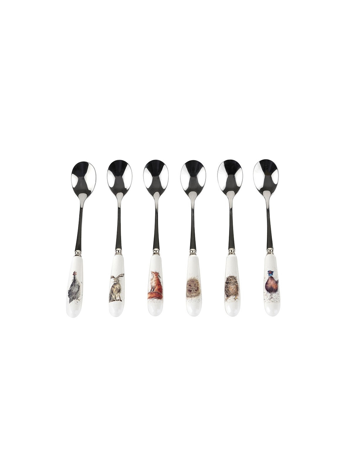 Royal Worcester Wrendale Designs teelusikad 6 tk