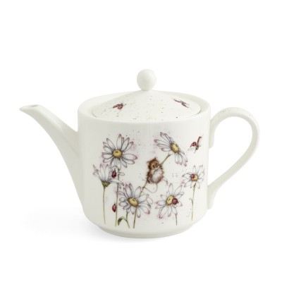 Royal Worcester Wrendale Designs Teapot Mouse & Flower, 1,1 l