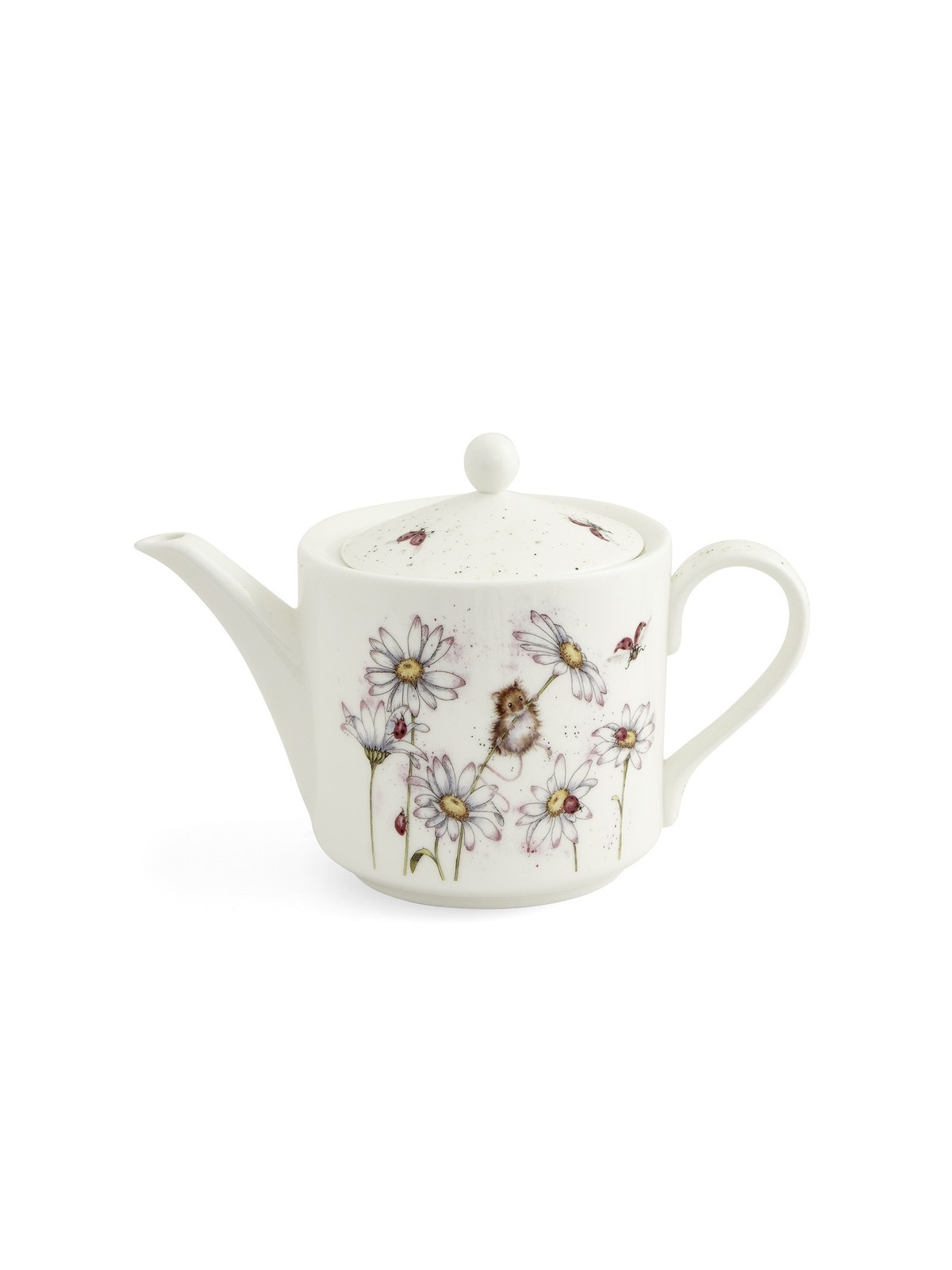 Royal Worcester Wrendale Designs Teapot Mouse & Flower, 1,1 l