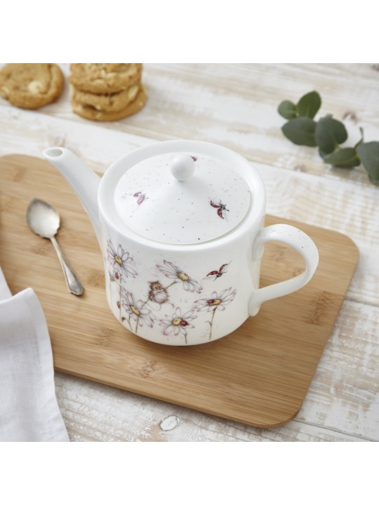 Royal Worcester Wrendale Designs заварочный чайник Mouse & Flower, 1,1 л