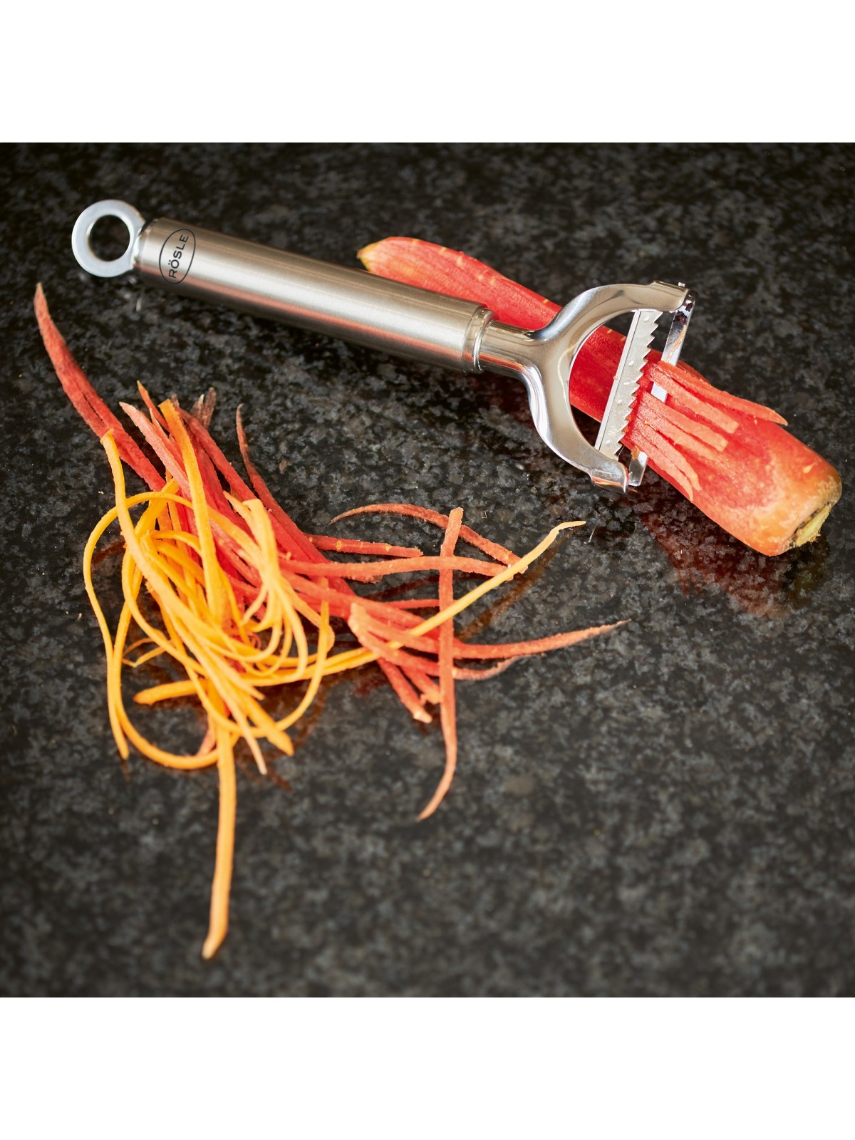 Rösle koorija Y- kujuline Julienne, roostevaba