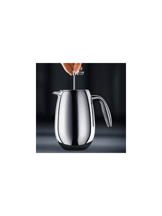 Bodum Columbia kafijas spiedkanna 1.0l, matēta vai spīdīga hroma
