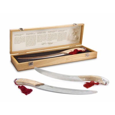 Pulltex Champagne Saber With Oak Handle