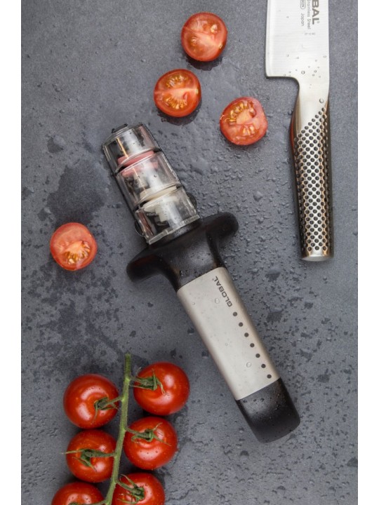 Global Silver & Black Ceramic Water Sharpener