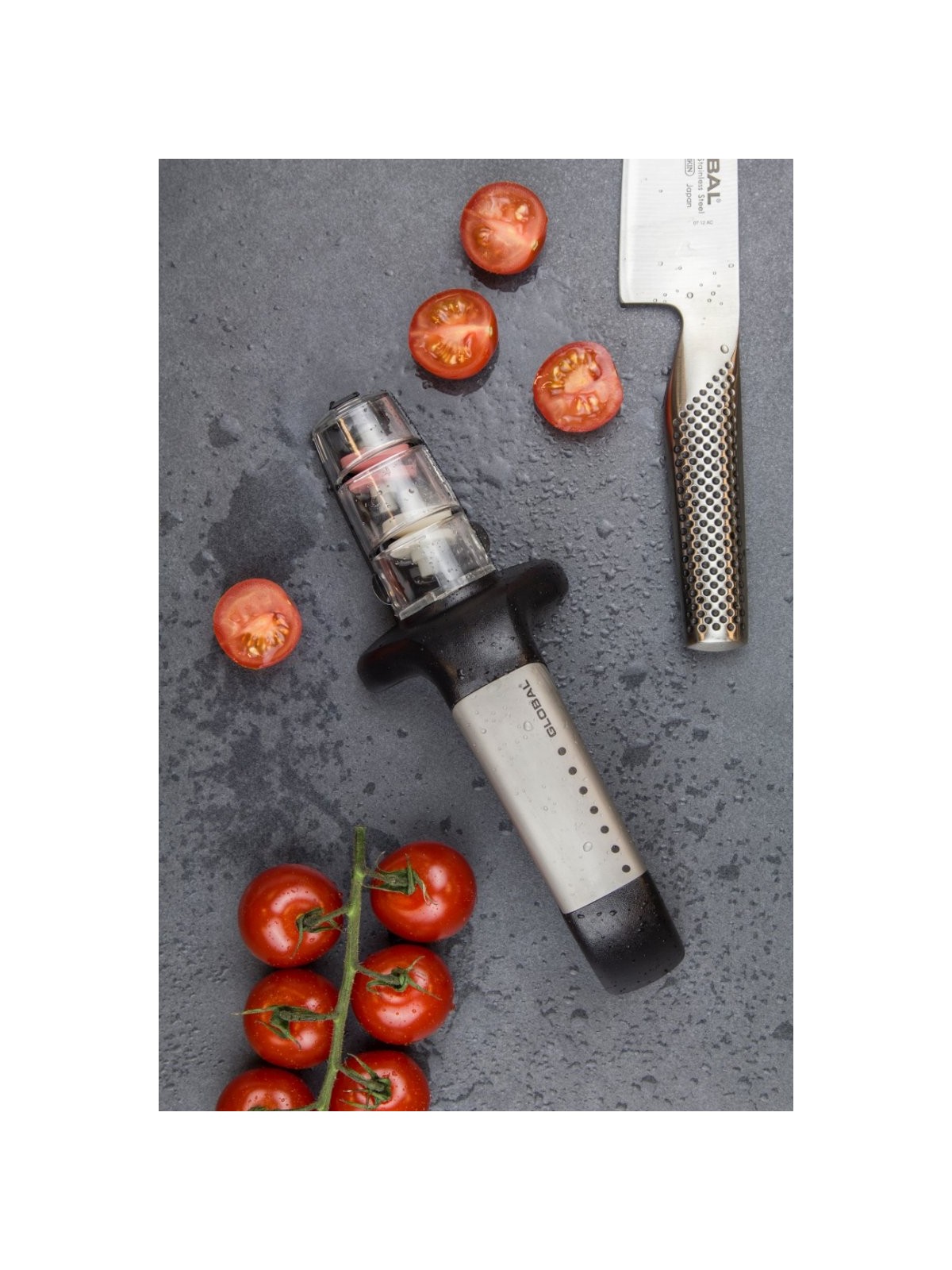 Global Silver & Black Ceramic Water Sharpener