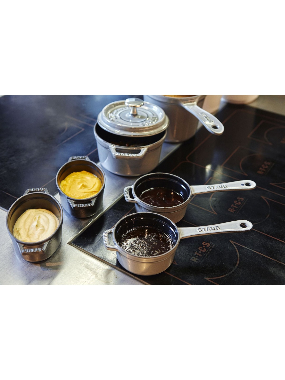 Staub Saucepan, cast iron, graphite gray