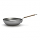 de Buyer wok pann Mineral B Bois 28 cm