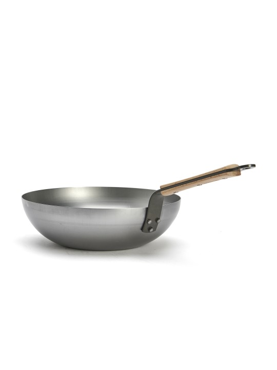 De Buyer wok сковорода Mineral B Bois 28 cm