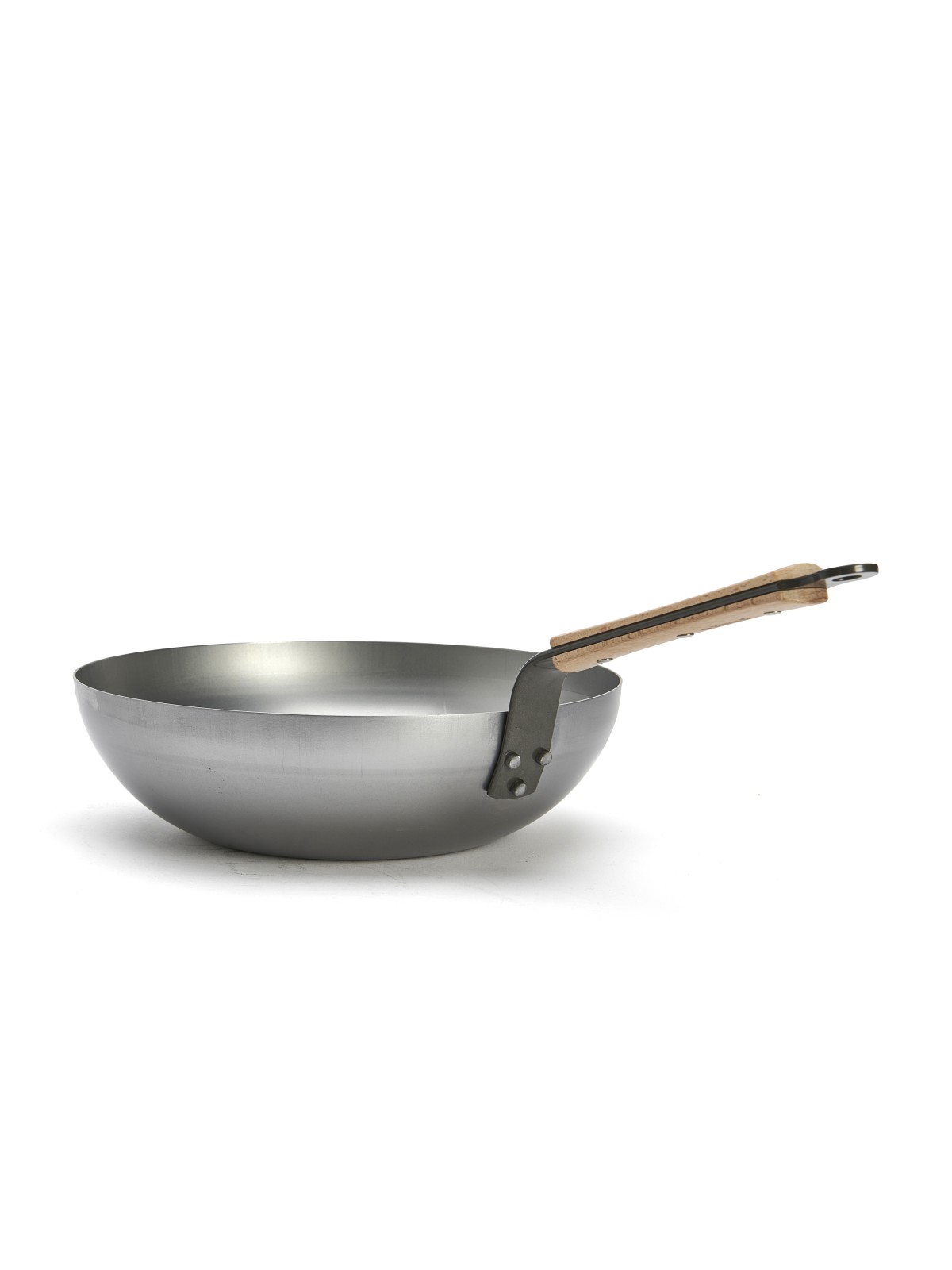 De Buyer wok сковорода Mineral B Bois 28 cm