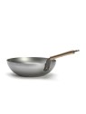 de Buyer wok pann Mineral B Bois 28 cm