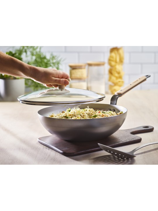 de Buyer wok pann Mineral B Bois