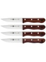 Zwilling Messer Steak knife set 4 pcs. with wooden handle
