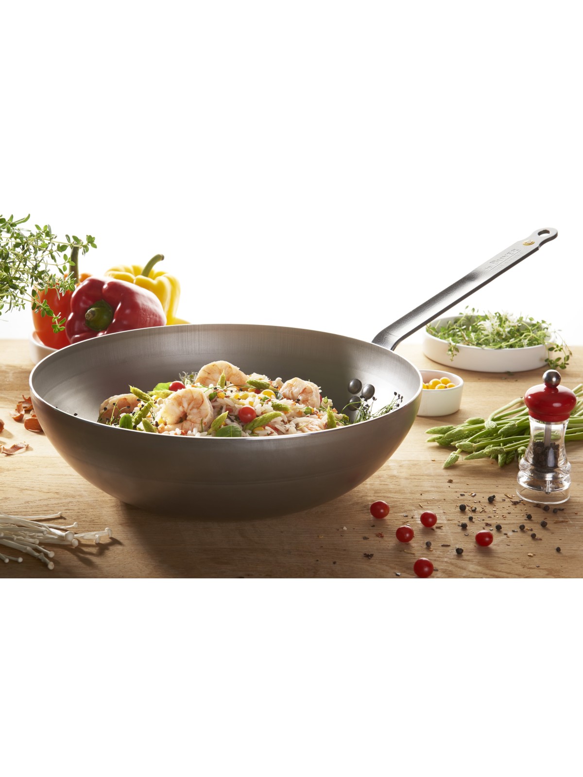 de Buyer wok panna Mineral B