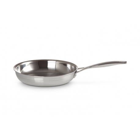 Le Creuset 3-ply Stainless Steel Uncoated Frying Pan