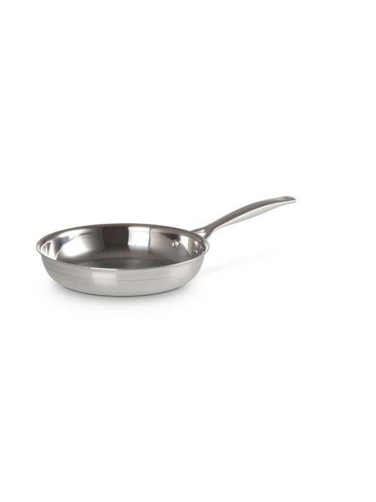 Le Creuset 3-ply Stainless Steel Uncoated Frying Pan