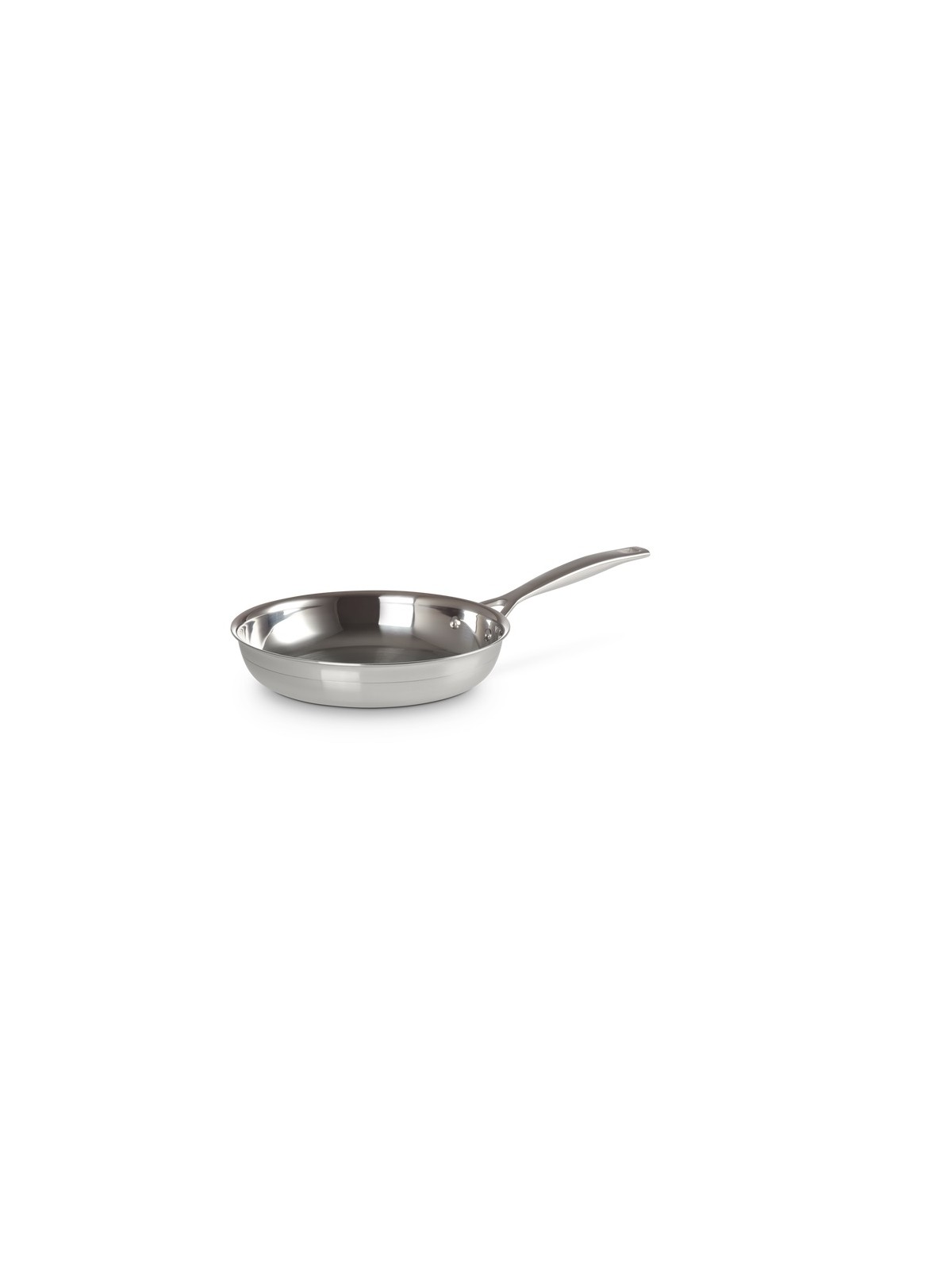 Le Creuset 3-ply Stainless Steel Uncoated Frying Pan