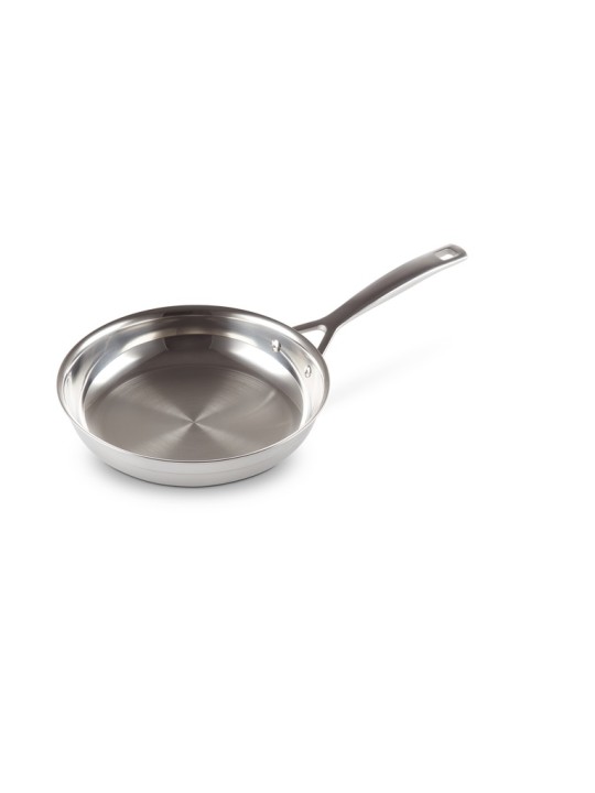 Le Creuset 3-ply Stainless Steel Uncoated Frying Pan