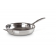 Le Creuset 3-ply Stainless Steel Uncoated Frying Pan