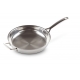 Le Creuset 3-ply Stainless Steel Uncoated Frying Pan