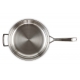 Le Creuset 3-ply Stainless Steel Uncoated Frying Pan