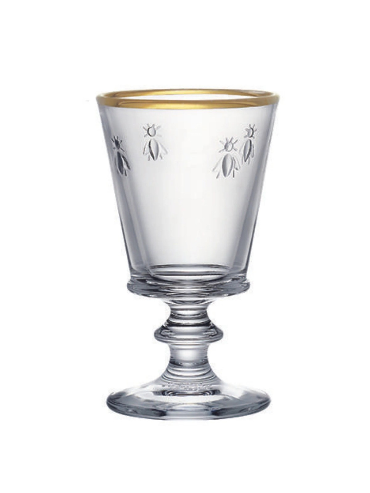 La Rochére Limited Edition Gold Bee Wine Glass