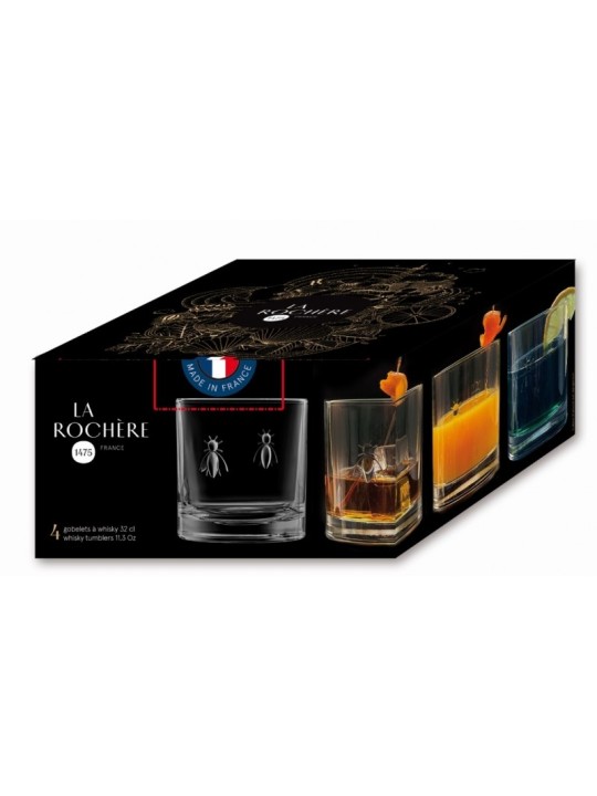 La Rochére Bee whisky tumbler
