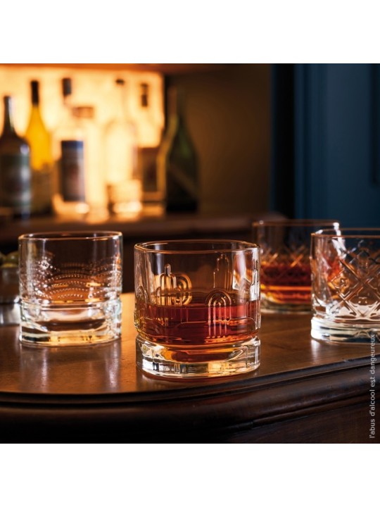 La Rochére Set of 4 whisky glasses Dandy