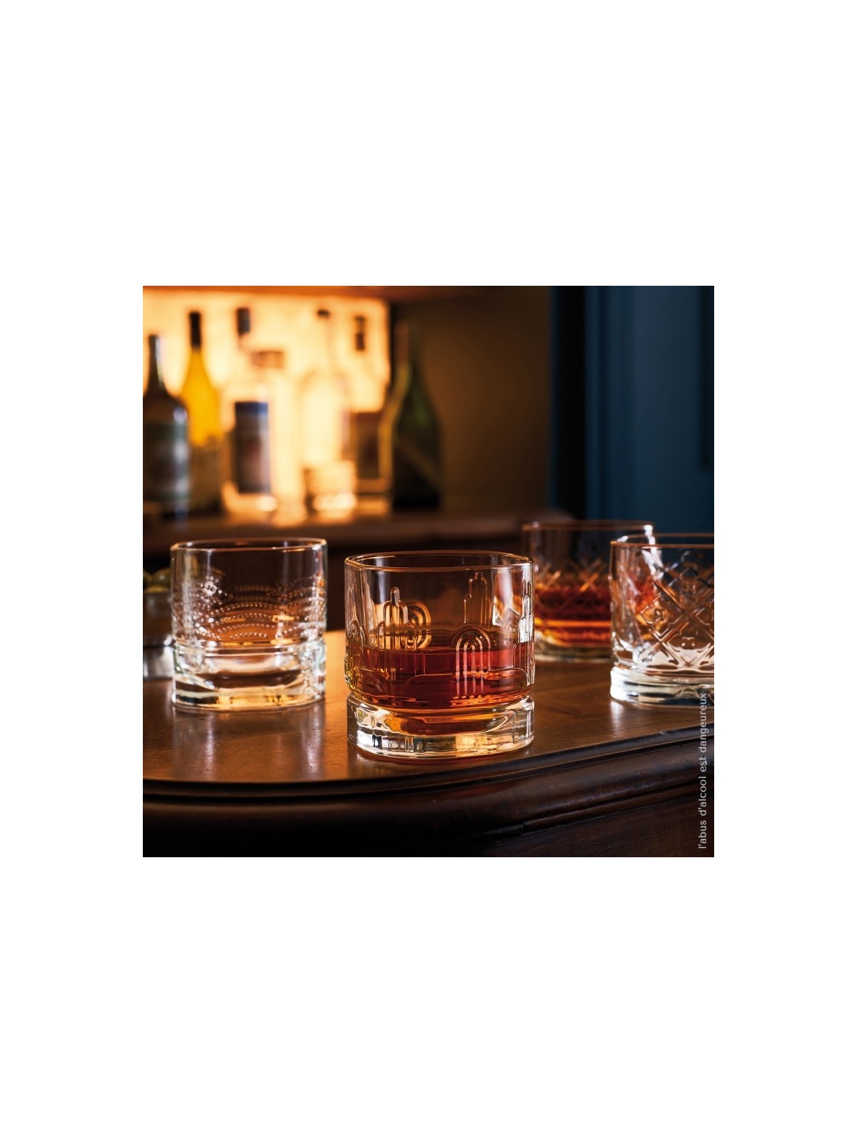 La Rochére Set of 4 whisky glasses Dandy