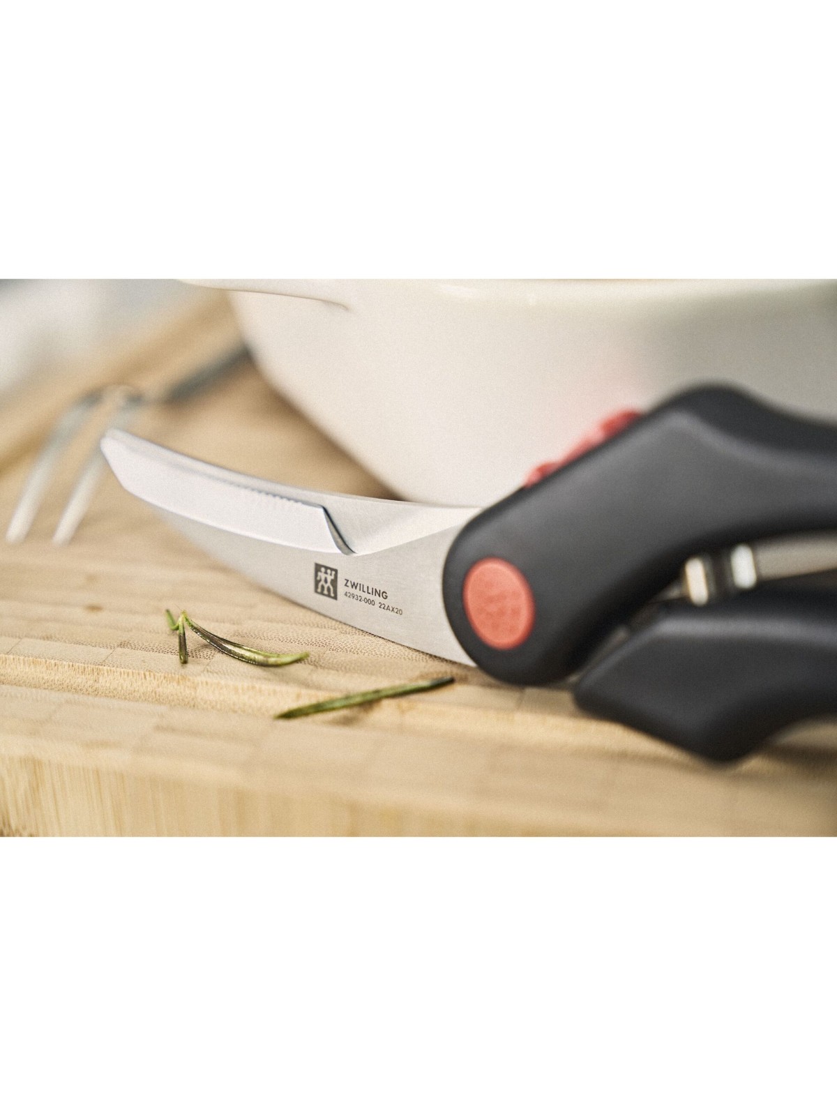 Zwilling linnukäärid, plastikust käepide