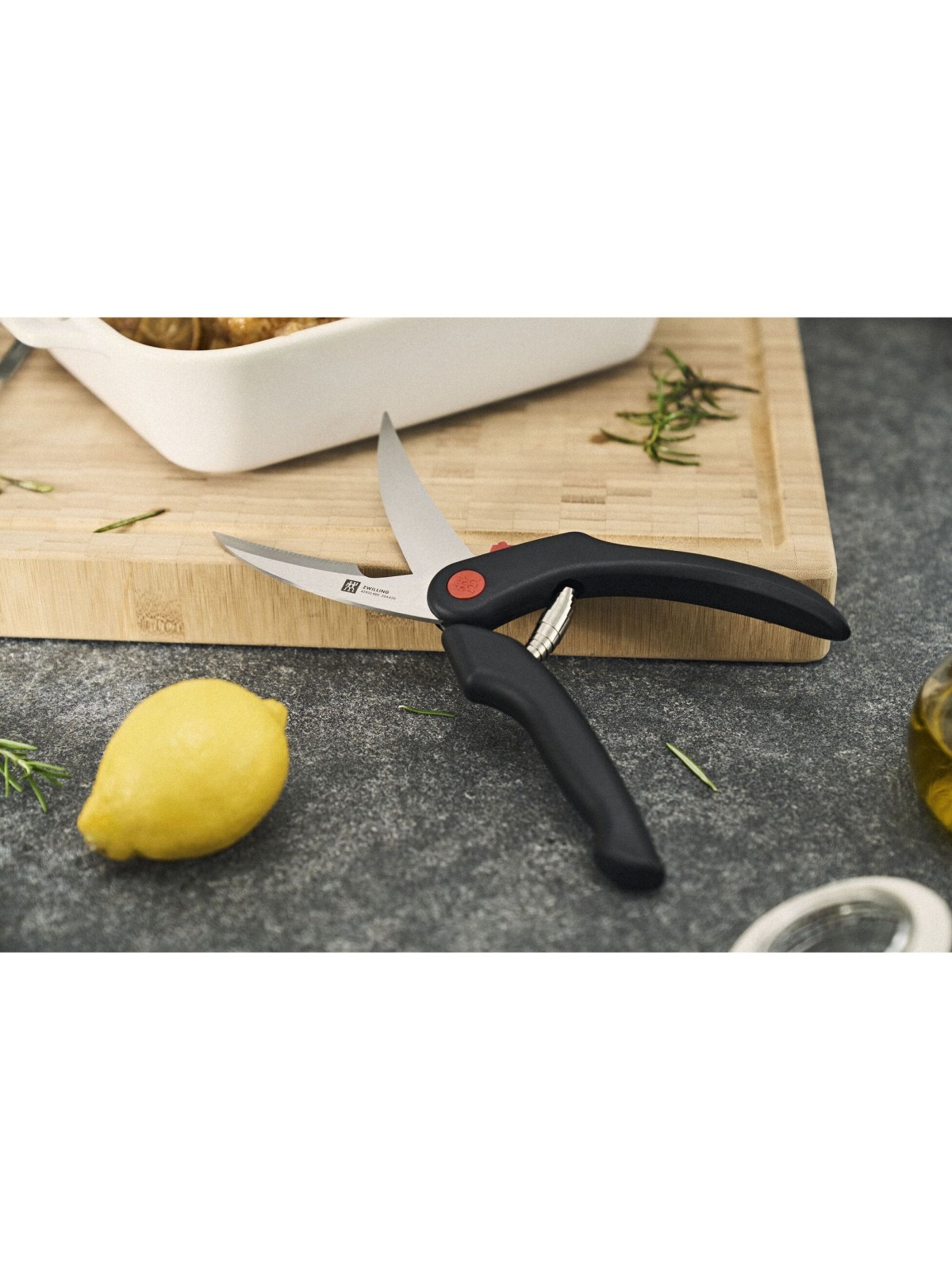 Zwilling linnukäärid, plastikust käepide