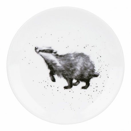 Royal Worcester Wrendale Designs Badger Plate