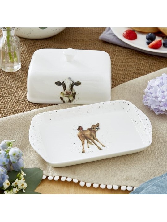 Royal Worcester Wrendale sviesta trauks Cow