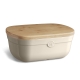 Emile Henry Bread Box 39.5x16x15 cm/6.5 l With Cutting Board